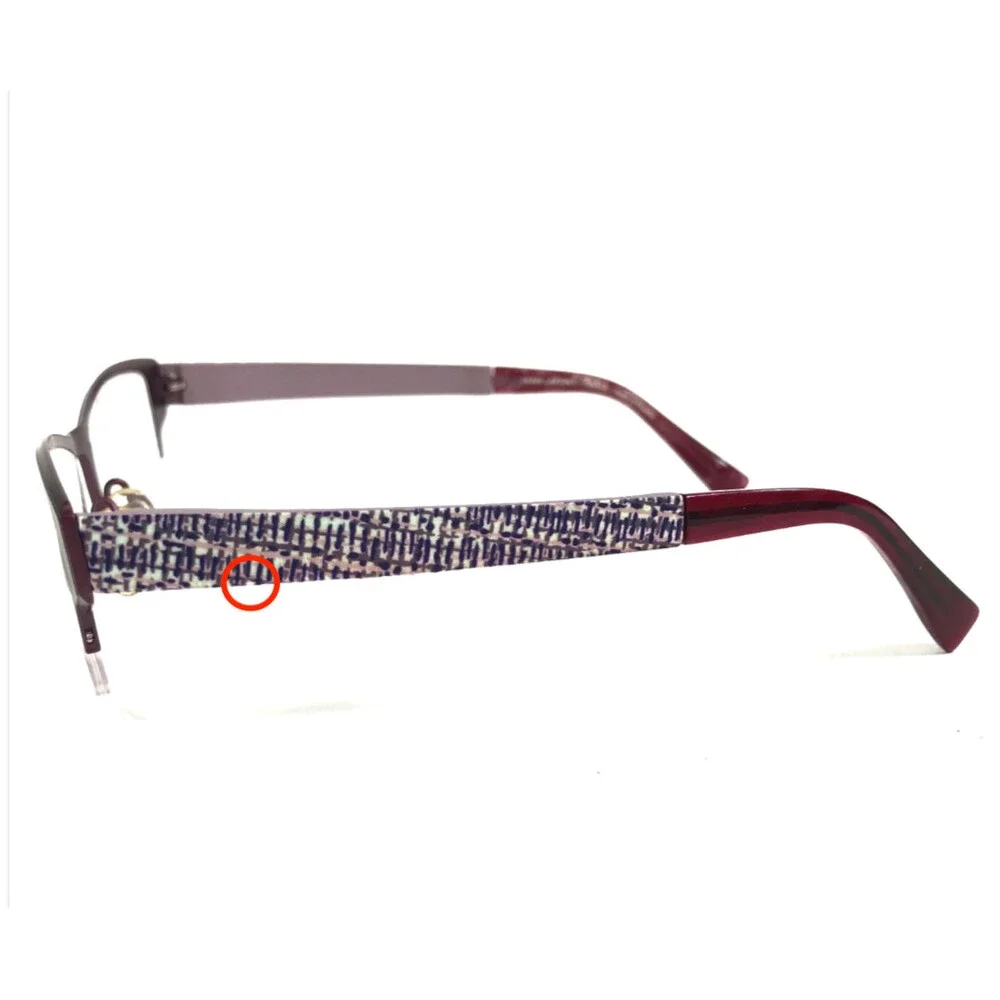 Jean Lafont Eyeglasses Frames HARMONIE 334 Purple Blue Square 51-17-135